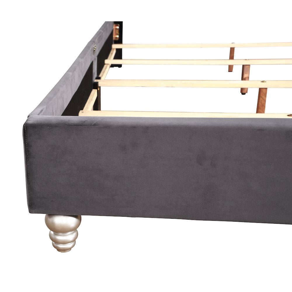 Glory Furniture Joy Full Bed in Gray Color