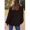 thumbnail image 6 of PRETTYGARDEN Women's Oversized Sweaters Sleeve Crew Neck Jumper Tops Chunky Knit Pullover Sweater, 6 of 6
