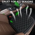 thumbnail image 6 of Deago Car Seat Cushion Pad Mat Comfort Seat Protector for Car Driver Seat Office Chair Home Use Breathable Seat Cover with Non Slip Bottom, 18.9" x 18.5" x 0.8", Gray, 6 of 9