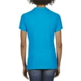 thumbnail image 3 of Gildan Softstyle Womens Short Sleeve Double Pique Polo Shirt, 3 of 4