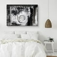 thumbnail image 2 of PixonSign Canvas Print Wall Art Black and White Grunge Print Abstract Shapes Digital Art Modern Art Alternative Dramatic Multicolor Dark for Living Room, Bedroom, Office - 24"x36", 2 of 5