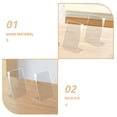 BESTYASH 9Pcs Acrylic L-Shaped Desktop Display Stand for Price Labels ...