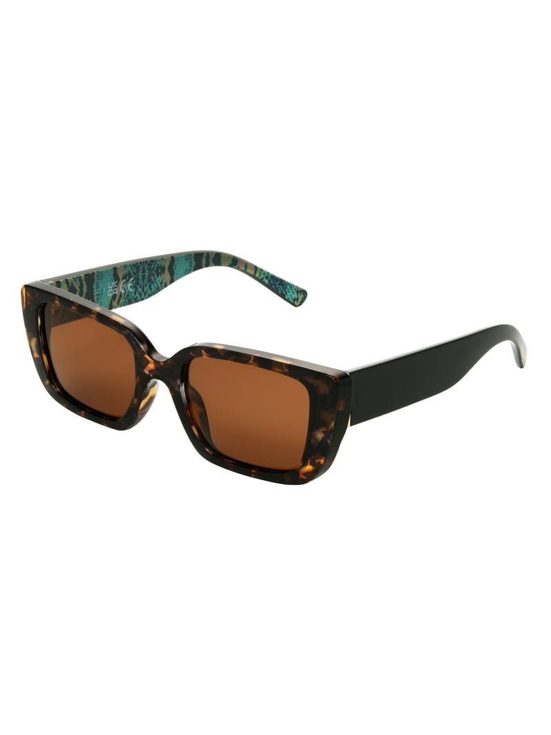 Panama Jack x Foster Grant Black Cat-Eye Women's Polarized