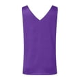 thumbnail image 6 of Women’s Casual Satin Tank Tops Sleeveless V Neck Camisole Shirt, Silky Soft Lightweight Summer Cami Blouse, Fashion Tops Purple, 6 of 7