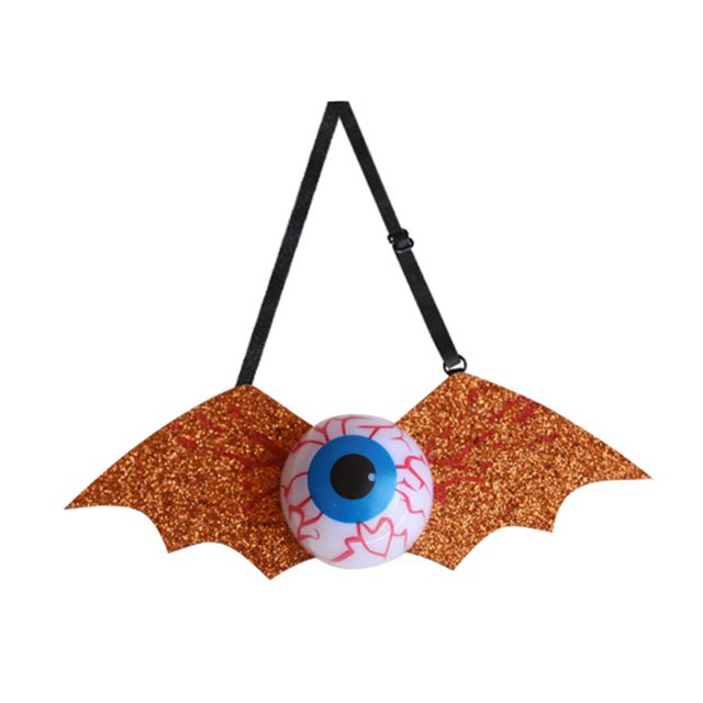 Pajarita de Halloween con forma de ocular iluminado, , ideal como recuerdo de fiesta para , bar y boda. oro