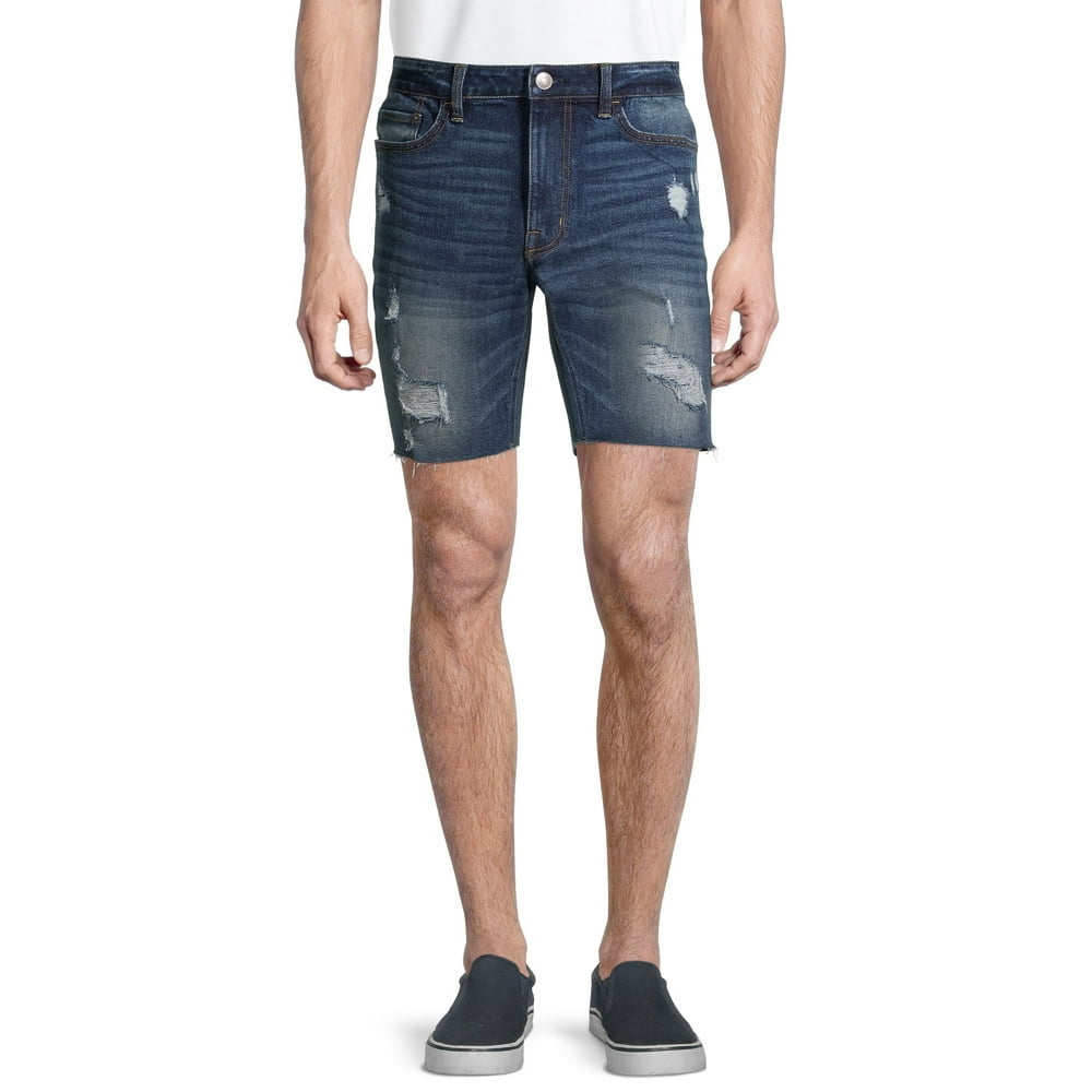 No Boundaries No Boundaries Men's 9" Denim Shorts
