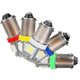 thumbnail image 2 of 10pcs Ba9s Car Led Light T4w T11 5050 5 Smd Interior Bulbs Dc 12v 24v Super Bright License Plate Lamp Auto Lighting White, 2 of 5