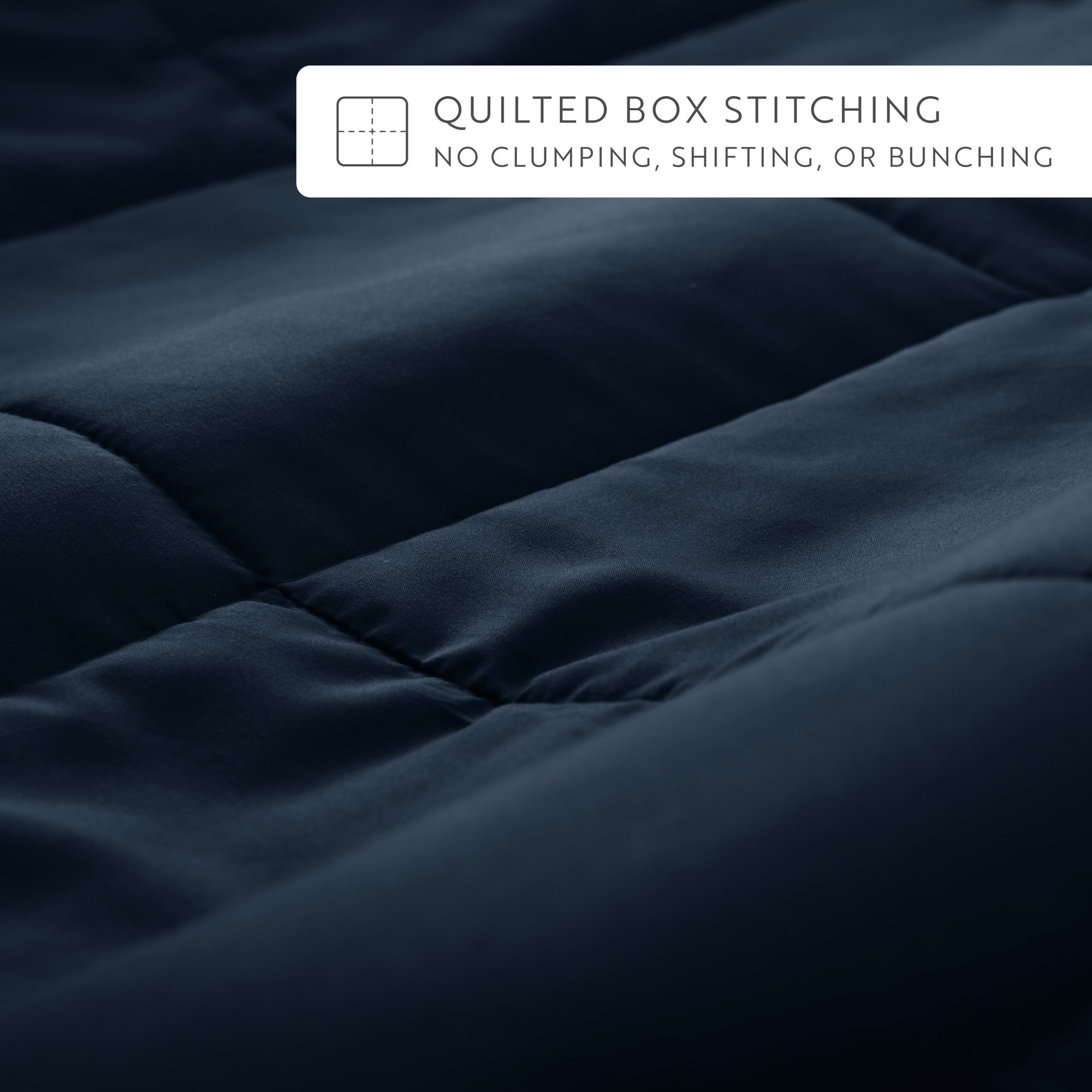 Noble Linens 8-Piece Navy Bed in a Bag Microfiber Bedding Set, Full