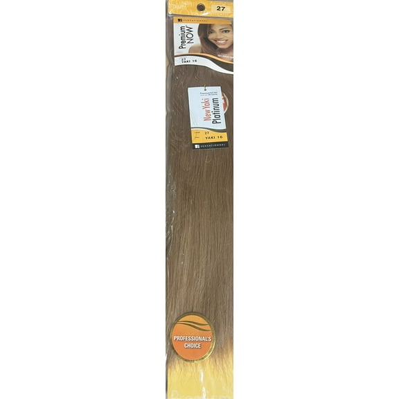 Sensationnel Premium Now New Yaki Platinum 100% Human Hair 16”inch - Color #27