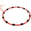 Bundle J Fit 10-6000 3 Pound Segmented Hula Hoop, Red