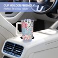 thumbnail image 4 of 30 Oz Tumbler with Handle and Straw Insulated Double Walled Stainless Steel Travel Mug Gift Box Reusable Tumbler Coffee Travel Mug for Office Portable Insulated Beer Cup for Hot & Cold Drinks, 4 of 6