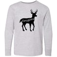 thumbnail image 3 of Inktastic Pennsylvania Black Deer Silhouette Long Sleeve Youth T-Shirt, 3 of 5
