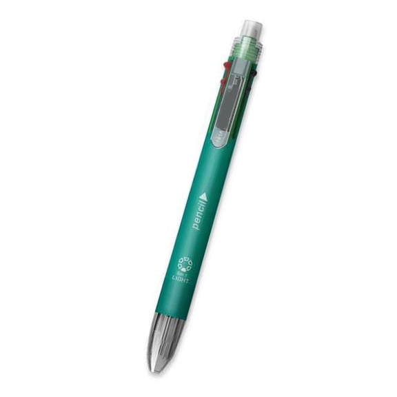 Ladaidra Brown fhgksm Multifunctional Ballpoint Pen with Mechanical Pencil, 5 Color-in-1 Ballpoint