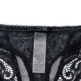 thumbnail image 6 of Varsbaby Lace Sexy Thongs Embroidery Transparent Low Rise Underwear Panty, 6 of 8