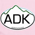 thumbnail image 2 of CafePress - ADK Oval Infant Bodysuit - Baby Light Bodysuit, Size Newborn - 24 Months, 2 of 4