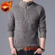 thumbnail image 3 of Suéter de punto tipo cárdigan a cuadros, sudaderas con capucha para hombre, camisetas azules, ropa de manga larga para hombre, ropa de otoño 100 % coreana, cálida y cálida para primavera X, 3 of 5