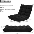 Memory Foam Floor Chair 14Poistion Adjustable Floor Reading Gaming