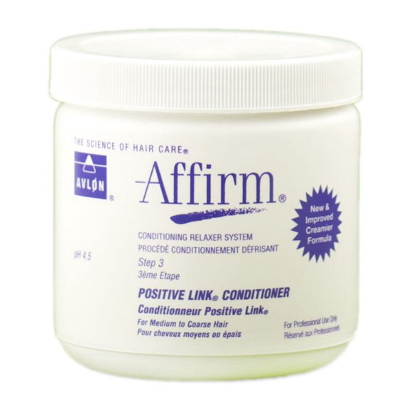 Size : 16 oz , Avlon Affirm Positive Link Conditioner Hair - Pack of 2 w/ Sleekshop Teasing Comb