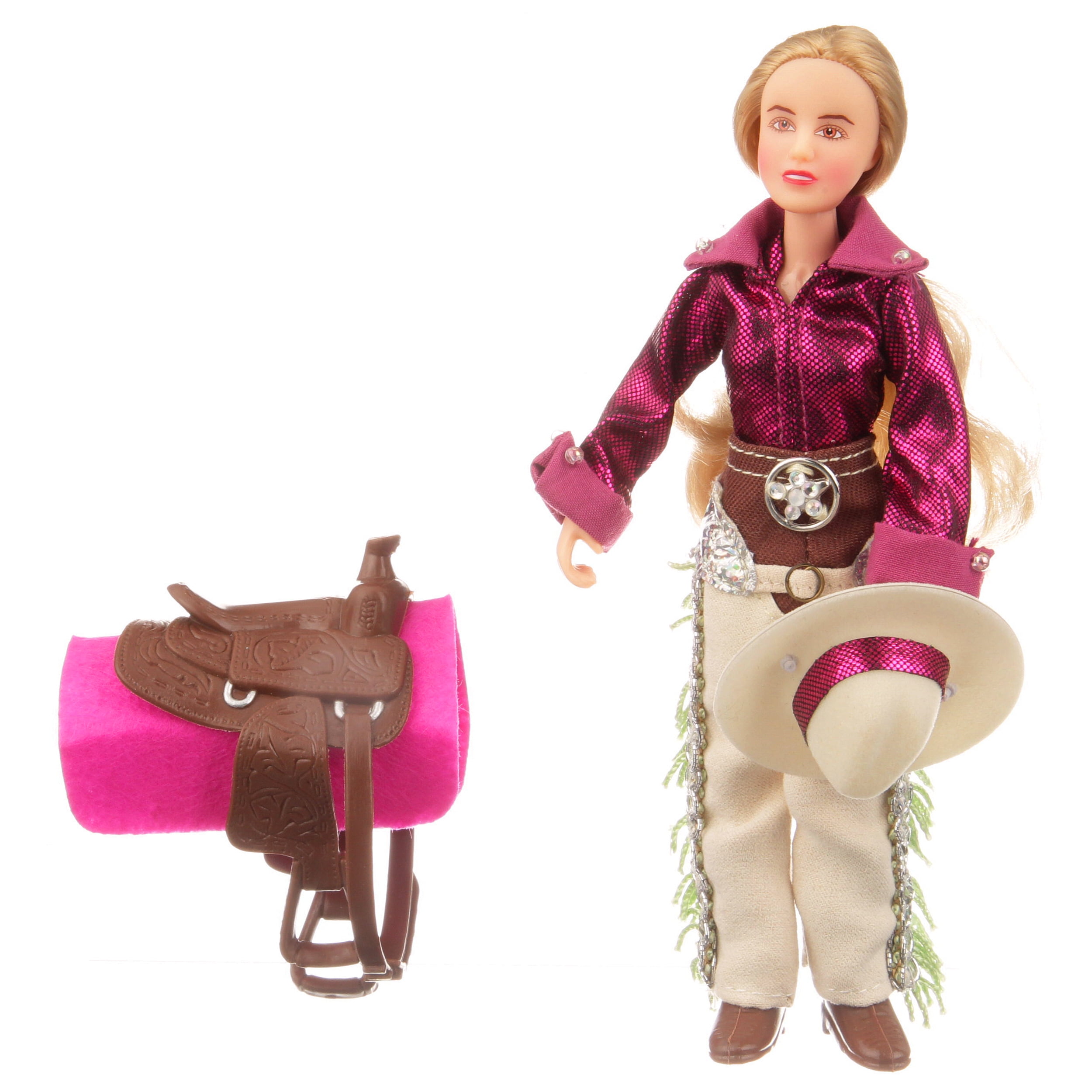 Bestseller Kaitlyn Cowgirl Rider for Classics Toy Horses w/ Western Saddle 