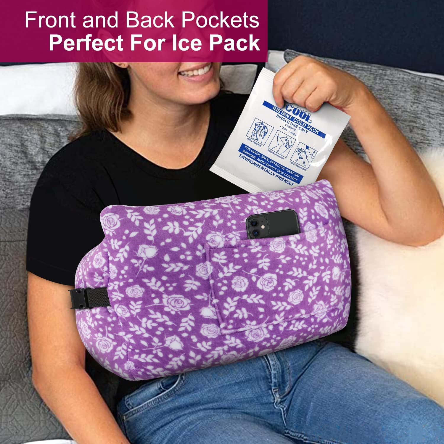 Mastectomy Pillow Plus Size Breast Cancer Gifts for Women After Surgery Healing Pink Pockets Mastectomy Pillow Recovery with Breast Ice Packs Lumpectomy Pillow After Heart Surgery Pillow