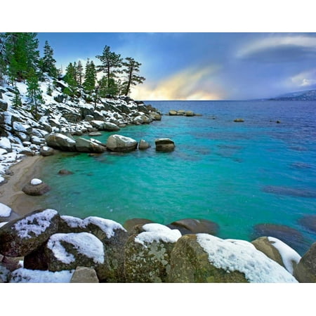 Hidden Beach And Memorial Point Lake Tahoe Nevada Poster Print By Hidden Beach And Memorial Point Lake Tahoe Nevada Poster Print By Tim Fitzharris