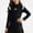Black, variant on WAVSUF Girls Mock Neck Top, Soft Comfort Skinny Fit Long Sleeve Winter Trendy Cute Tee Pink 7-8