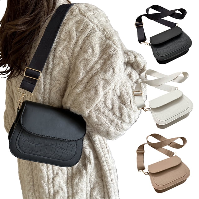 Bolso informal de hombro para mujer bandolera con correa ajustable - Elegante bolsa mensajera para trabajo, viajes y uso diario