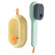 thumbnail image 3 of Cepillo de limpieza con dispensador de jabón, cepillo para fregar manchas de zapatos, cepillo portátil con mango ergonómico, cepillo para fregar ropa de lavandería amarillo 2 piezas BLESIY cepillo de limpieza, 3 of 8