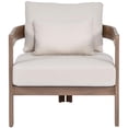 thumbnail image 3 of Meridian Furniture Newport Cream Water Resist Fabric Patio Chair w/ Cover, 3 of 14