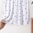 thumbnail image 6 of Asxite Plus Size Womens Pajamas Pants Elastic Waist Soft Knit Bow Print Pocket Short Sleepwear, 6 of 6