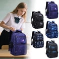 thumbnail image 3 of School Backpack Primary School Middle Elementary, High Aesthetic Laptop Teen Bookbag for Travel Ages 6rd 7th 10th 12th, 3 of 6