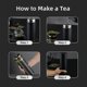 thumbnail image 4 of Botella con infusor de té CHAO Termo para café 450 ml acero inoxidable rosa, 4 of 5