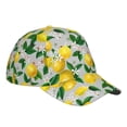 thumbnail image 2 of Goofa Lemon Seamless Pattern Oil Painting Effect Printed Baseball Cap for Men and Women - Adjustable Unisex Hat for Sports and Casual Wear,Sun protection Casual Outdoor Everyday Fashion Cap, 2 of 9