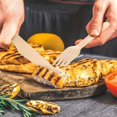 thumbnail image 4 of 100 Count Wooden Cutlery Set Include Fork/Spoon/Knife, Natural Eco-Friendly Biodegradable&Compostable, Alternative To Plastic Cutlery, Protect Earth, 4 of 4