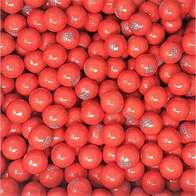 Candy Retailer Hot Chew Cinnamon Bubble Gum Gumballs 1 Lb