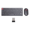 thumbnail image 2 of Wireless Keyboard Mouse Combo, 64 Keys Mini Cordless Computer Keyboard and Mouse Set 2.4GHz, Adjustable 1200DPI, Retro Round Keycap for Computer, Laptop, PC, 2 of 7