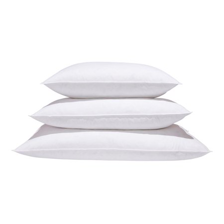 Canadian Down & Feather Company King Medium Goose Feather/Cotton Pillow in White