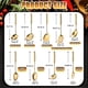 thumbnail image 2 of Juego de 9 Utensilios de Cocina de Acero Inoxidable 304: Espátula, Cuchara Sólida, Espumadera, Tenedor, Cucharón y Espumadera., 2 of 5