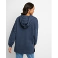 thumbnail image 2 of Hanes EcoSmart Women's Fleece Hoodie Navy Heather S, 2 of 5