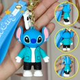 thumbnail image 1 of Llavero colgante de silicona con dibujos animados para hombre y mujer, accesorios de Disney, Mickey Mouse, pato Donald qiuyongming unisex, 1 of 2