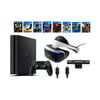 PlayStation VR Bundle 10 Items:VR Headset,Playstation Camera,PS4 Call of Duty Black Ops IIII,7 VR Game Disc Rush of Blood,Valkyrie, Battlezone,Batman:Arkham VR, DriveClub,Combat League,Eagle Flight