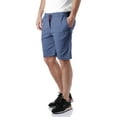 thumbnail image 2 of Ma Croix Men's Flat Front Summer Casual Twill Classic Slim Fit Cotton Shorts, 2 of 6
