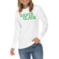 thumbnail image 3 of Plus Size Santa With Hat Graphic Long Sleeve Crewneck Tee - White XL, 3 of 4