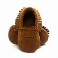 thumbnail image 3 of Finex Baby Tassel Suede Leather Shoes Newborn Candy Color Shoes, 3 of 4