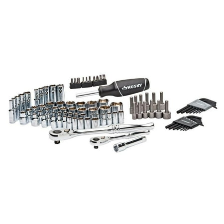 UPC 037103264275 product image for Husky Mechanic Tool Set 92 Piece Wrenches With Case Kit Hand Tools | upcitemdb.com