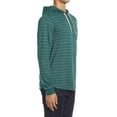 thumbnail image 2 of MARINE LAYER STRIPED HOODIE, Green, Small., 2 of 5