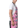 thumbnail image 3 of Lsque Colorful Cute French Bulldog Waterproof Apron Chef Aprons for Men Heavy Duty Chemical Work Apron Extra Long Grilling Aprons with Adjustable Bib Apron, 3 of 9