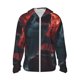 thumbnail image 1 of Balery Red Moon Shark Sailboat Sudadera ligera de manga larga con capucha y protección solar UPF 50+ para hombre y mujer, ideal para pesca y running-Small, 1 of 7