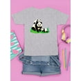 thumbnail image 3 of Cute Giant Panda Family T-Shirt Juniors -Image by Shutterstock,  Large, 3 of 4