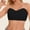 Black, variant on Fznquz Wirefree Womens Bras under $5 Sexy Soft Strapless Bandeau Push Up Black Bras Women